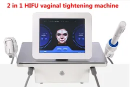 2 W 1 HIFU Maszyna wysoka intensywność koncentruje się ultrasonograficzna twarz usuwanie zmarszczek do pielęgnacji skóry pochwy szczelinowania odmładzania