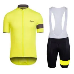 RAPHA Team men cycling jersey Set 2019 Road bike clothing bicycle maillot summer breathable racing Wear sports uniform Y051701