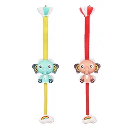 Cute Elephant Pattern Faucet Baby Water Game Shower Head Electric Water Spray Toy for Kids Bathroom Bath Toys LJ201019