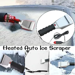 Rascador de hielo calefactable para coche de 12V