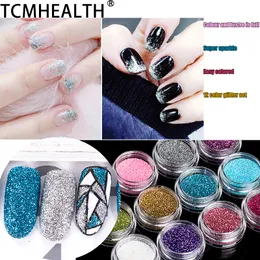 12 färger glitter nagel pulver pulver kosmetisk festival chunky body manicure hantverk glitter