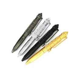 Outdoor Gadgets Tactical Pen Multifunction Self Defense Aluminum Alloy Emergency Glass Breaker Outdoor EDC Security Survival Tool