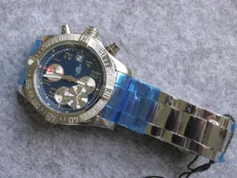 43mm Chronograph Mäns Watch Armbandsur A1338111 SS GF Bästa Edition Automatisk 7750 28800VPH Sapphire Crystal Vattentät Stopwatch