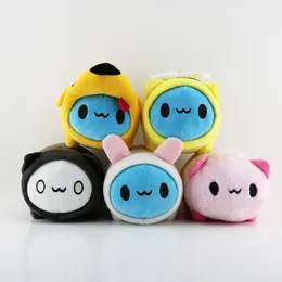 5pcs/Lot 10cm Bugcat Capoo Plush Toys Cartoon Cross Dress Car Key Bag Pendant Anime Cute Decoration Children Doll Birthday Gift