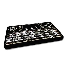 Flying air Mouse Q9 backlight Lithium battery 2.4GHz Wireless Keyboard Remote Controlers touchpad for PC android TV box