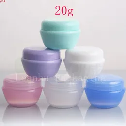 20G кремовый пластиковый макияж PP баночные контейнеры, пустой косметический контейнер, маленькие банки для ногтей, мини-банка, контейнеры