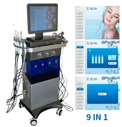 Multi-Functional 10 in 1 FDA approved hydro jet water dermabrasion machine hydra aqua peel beauty equipment 2 years warranty Bipolar RF