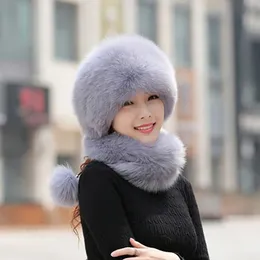 Kadın Kış Şapka Yeni Kürk Kalınlaşmış Sıcak Kar Kap Kubbeli Moğol Rus Şapka Bonnet Kadınlar için Kış