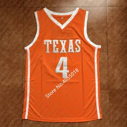 2019 New # 4 Mohamed Mo Bamba Taxas College Basketball Jersey cucita personalizzata personalizzata qualsiasi nome numero XS-5XL