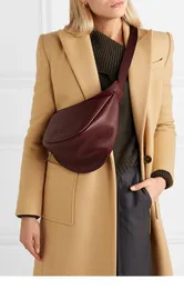 Cordão com mulheres de banana desleixada bolsa de crossbody saco de vinhos vermelho preto colorido bolsas de esteira de ombro zíper meio lua pu do couro7