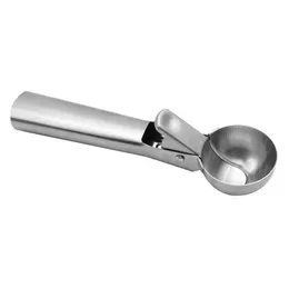 Andra Bar Produkter Ice Cream Scoop Rostfritt Stål Ices Ball Maker Yoghurt Cookie Dough Meat Balls Icess Crems Sked Tools Melon Spoons Wh0466