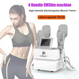 4 handles EM Slimming beauty Emslim ems muscle stimulator machine electromagnetic Musclesculpt