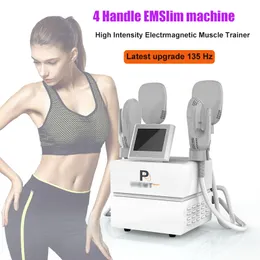 4 Handtag Em Slimming Beauty Emslim EMS Muskelstimulatormaskin Elektromagnetisk Musclesculpt