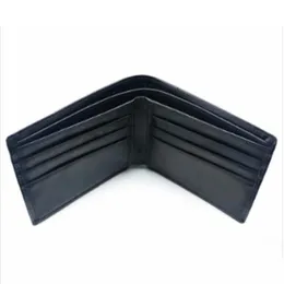 Male Genuine Leather designer wallet Casual Short Business Card holder pocket Fashion Purse wallets for men283I