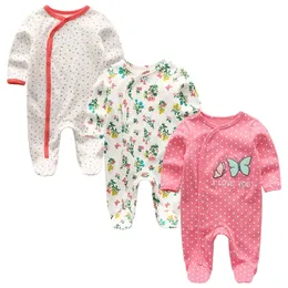 Baby kläder rompers nyfödda tjejer kläder ropa bebe full ärm bomull infantil kostymer roupa menina baby pyjamas 201029