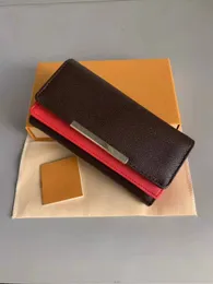 2022 Single Zipper Wallet De mest eleganta korten mynt läder handväska korthållare kvinnor designer plånbok väskor koppling handväska