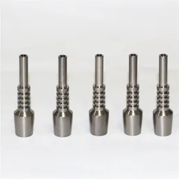 Handwerkzeuge Titanium Dab Nail 10mm 14mm 18mm Glasrohrspitze Titaniums Dabber Male Joint Inverted Hookah Nails Ti für Micro NC Kit