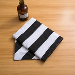 Linen Striped Modern Table Runner Marriage Chirstmas Wedding Banquet Party Event Table Cover Table Decoration Home Textile