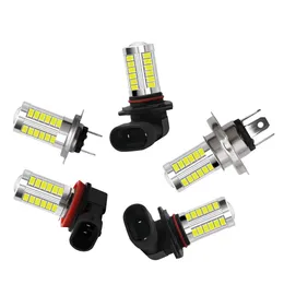 H4 H7 Car Lampka przeciwmgłowa 33SMD 5630 12 V Biały LED Reflektor Lampa Driving Bulb 6000K z obiektywem 9005 HB3 9006 HBB4