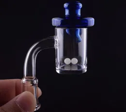 Set Quartz Banger + Carb Cap + Quarz Terpen Perle od 25mm Quarz Banger Nagel 10mm 14mm 18mm für Glas Wasserleitungen