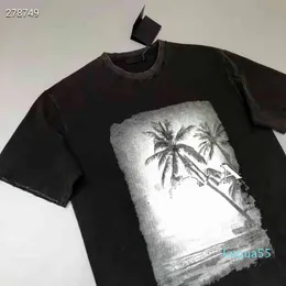 2022Fashion 탑스 캐주얼 남자 여자 편지와 함께 느슨한 티셔츠 짧은 소매 여름 디자이너 탑 판매 럭셔리 남성 T 셔츠 크기