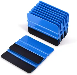 Filt Edge Squeegee Car Wrapping Tool Kits, 4 tum Felt Squeegee Applicator Tool, för fönster Tint, tapeter, dekal klistermärke i