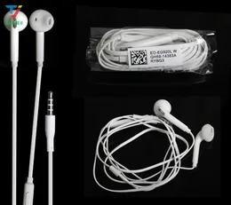 300 st/Lot Earphone In-Ear 3,5 mm med volymkontroll med MIC för Samsung Galaxy S6 Edge S7 S5 S4 S3 Note 5 4 3