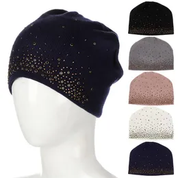 Moda Kobiety Elastyczne Turban Beanie Miękkie Bawełniane Czapki Muzułmańskie Hijabs Head Wrap Chemo Hat Kobiety Turban Hat