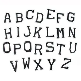 A-Z Embroidered letter patches Set Alphabet 26 PCS Sticker Custom Your Name Iron On applique Patches For clothing Jacket decoration