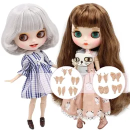 얼음 DBS Blyth Doll No.2 흰색과 검은 색 피부 공동 바디 1/6 BJD 특별 가격 장난감 선물 220315
