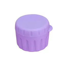 Senaste Cool Colorful Silicone Seal Storage Stash Case Box Jar Portable Innovativ för vaxolja ört Tobak Bong Rökning Halmverktyg DHL