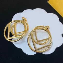 2022 Classic Designer Pearl Stud Earrings For Women Earring Luxurys Designers Heart Gold Hoop Letter F Stud Earrings Jewelry D2201055Z