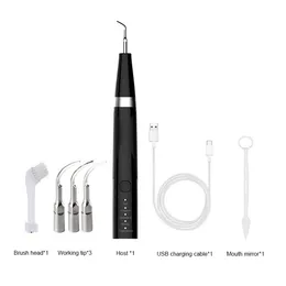 5 modalità ad ultrasuoni elettrico Dental Scaler USB Ricaricabile Sbiancante Sbiancamento Dente Calculus Remover Oral Hygiene Stains Tartar Cleaner