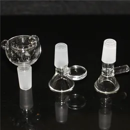 nargile cam slaytlar kase parçaları bongs kase huni teçhizat aksesuarları kuvars tırnak 18mm 14mm erkek kadın kafa sigara su boruları dabbing bong slayt