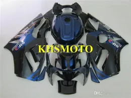 Insprutning Mote Fairing Kit för Kawasaki Ninja ZX12R 00 01 ZX 12R 2000 2001 ABS Blue Black Fairings Set + 7 Presenter KX03