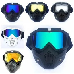 Retro Glasses Off-road Motorcycle Goggles Ski Outdoor Riding Mask Goggles1 Party Decoration