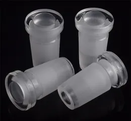 Accessori per fumatori Adattatore per narghilè in vetro Adattatore per tubi con stelo basso Riduttore da 18 mm maschio a 14 mm femmina Riduttore Mini convertitore Diffusore a fessura per bong Pipa ad acqua