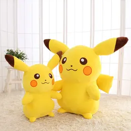 35 cm Pika Plush Toys Kawaii Anime Yellow Plush Doll Miękka wypchana kreskówkowa lalka urodzinowa