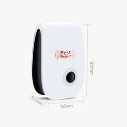 Hot ultradźwiękowy Pest Replet Mouse Respeller Plug in Pest Control - Pest Repellent Mosquito Respellent dla Myszy, Pająk