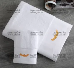 トップトレンドタオルセット流行に敏感な綿の高品質デザインタオル2個セットホームバスハンドフェイスヘア多機能高級物資