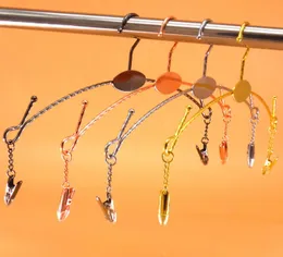 28 cm metallhängare för kläder byxor clip underkläder bh hängare trosor clips kläder strumpor rack display tvätt gadgets sn5097