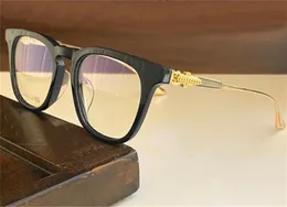 Nowe okulary retro okulary optyczne poniżej We-i recepty Mężczyźni Kwadratowa rama Projekt świątyni Titanium Classic i Moda Styl