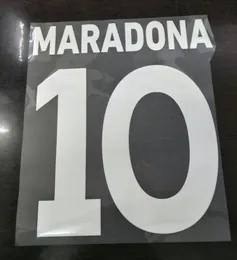 Maradona soccer Nameset Player nameset A-Z Number 0-9 Printng football font