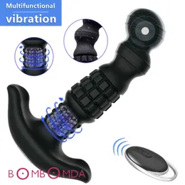 Nxy dildos manlig anal vibrator för män dildo plug prostata massager radio styrd 360 graders rotation g poäng stimulera vuxna leksaker 0105