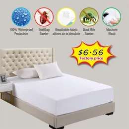 New Waterproof Mattress Pad Top Hypoallergenic Mattress Protector Against Dust Mites and Bacteria Fitted Sheet Mattress Topper 201218