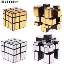 Miroir Cube Vitesse Magique 3x3x3 Cube Argent Or Autocollants Professionnel Puzzle Cubes Jouets Pour Enfants