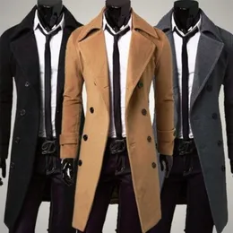 Зогаа зимние шерстяные куртки мужчины смешаны осенние ветровка мужская высококачественная ватаума или куртка шерсть мужчина длинные пальто мужчины lj201110