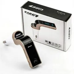車の無線Bluetooth MP3 FMトランスミッタモジュレーター2.1A車の充電器の無線キットのサポートパッケージ付きUSBカーチャージャー付きハンズフリーG7