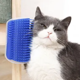 猫のためのペット製品ブラシコーナーキャットマッサージ自己グルーマーコームブラシ毛髪脱落Catnip JXW838
