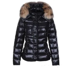 DHwomens down jacket Fur collar Winter jacket parkas Coats Top Quality Women Winter Casual Outdoor Warm Feather Outwear Hooded